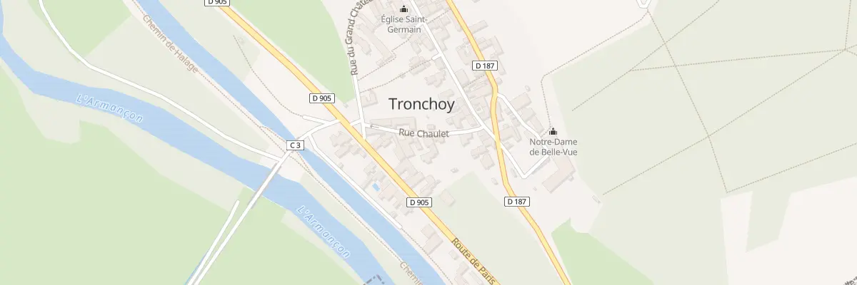 Plan du 4 Rue Chaulet à Tronchoy