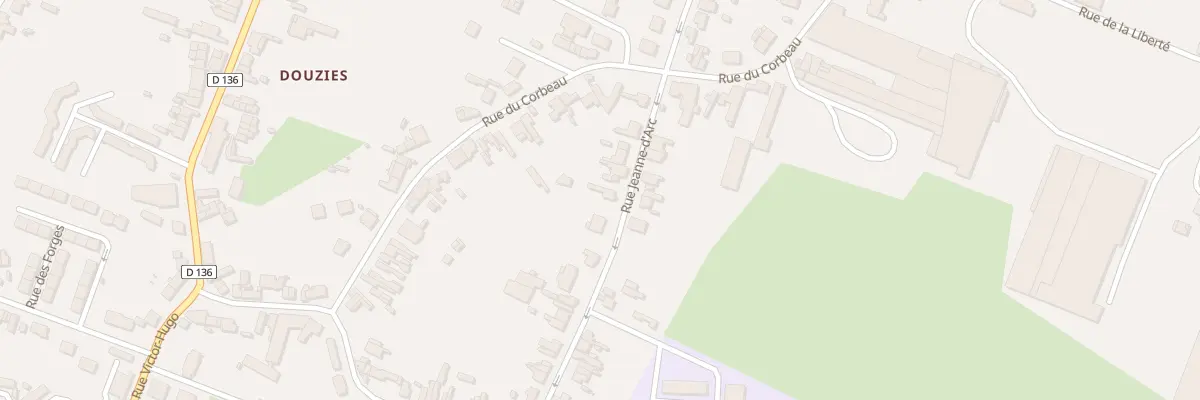 Plan du 40 Rue Jeanne d’Arc à Maubeuge