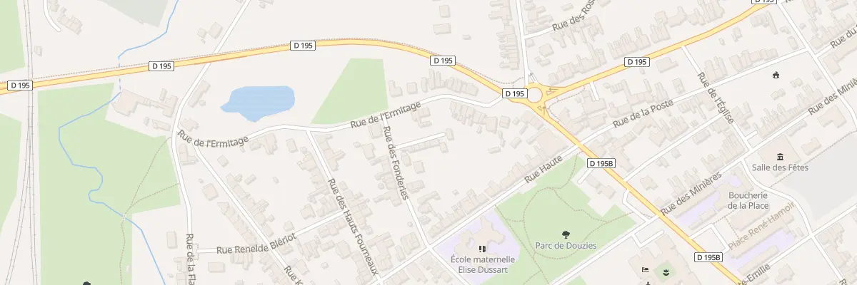 Plan du 78 Rue des Fonderies à Maubeuge
