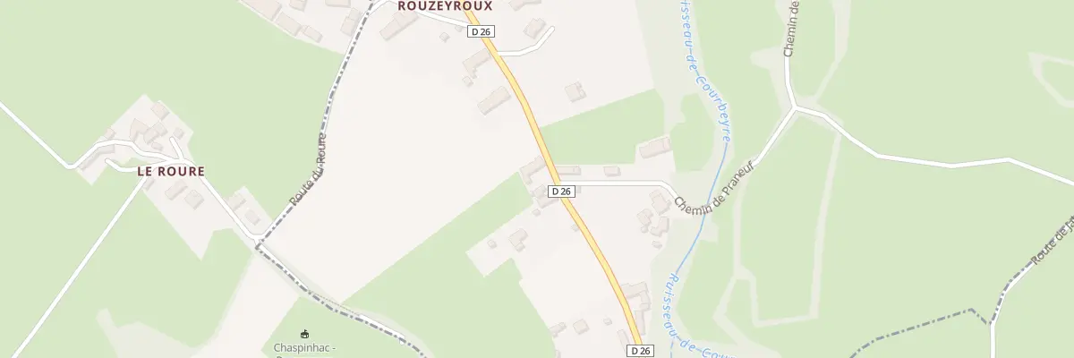 Plan du 2517 Rte des Rouzeyroux à Beaulieu