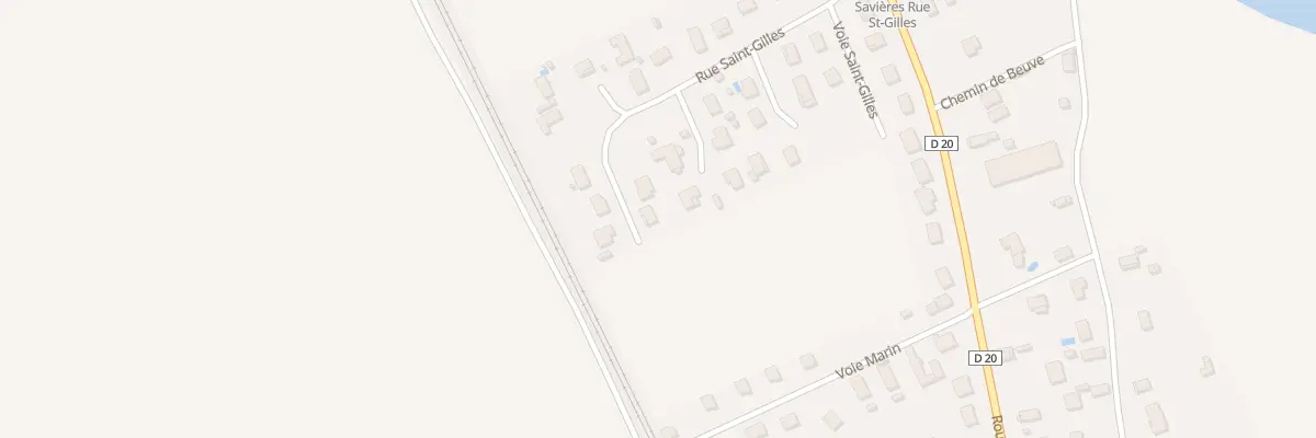 Plan du 293 Rue St Gilles à Savières