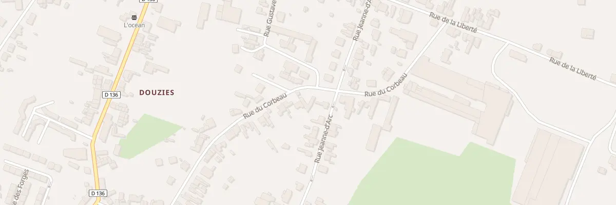 Plan du 29 Rue du Corbeau à Maubeuge