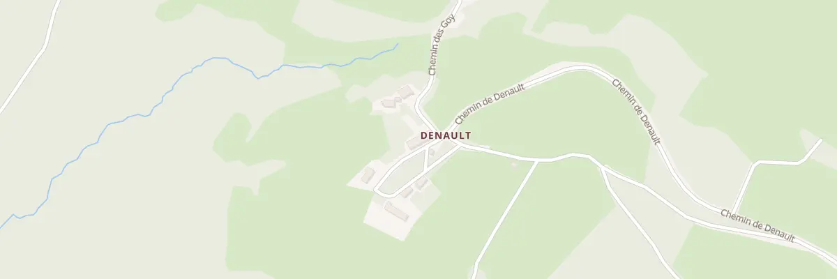 Plan du 8 Che de Denault à Corancy