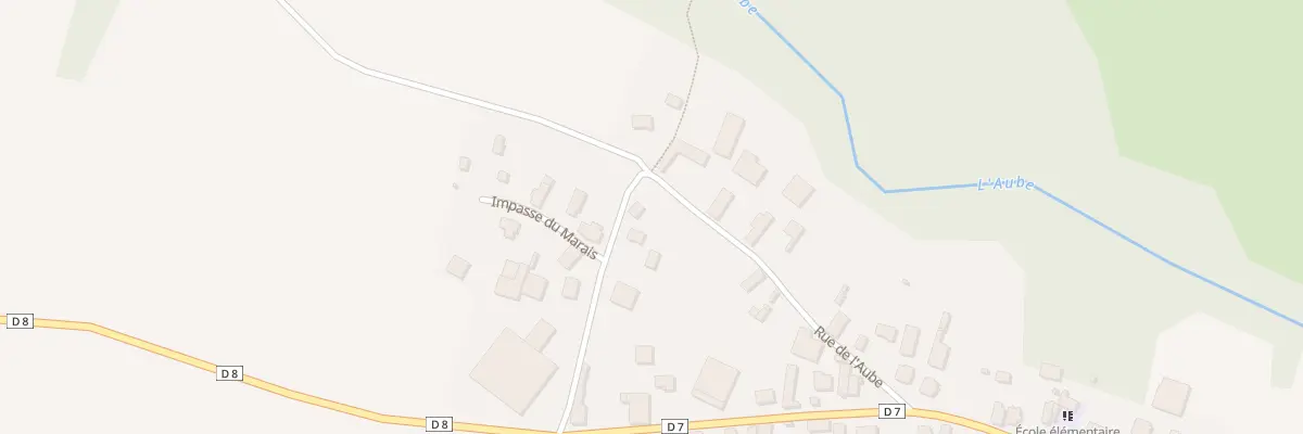 Plan du 13 Rue de l’Aube à Charny-le-Bachot