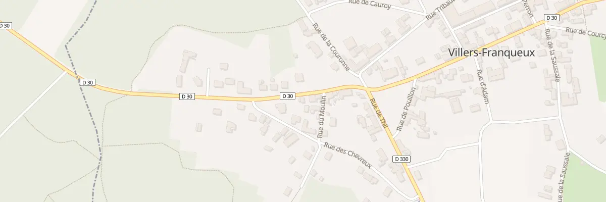 Plan du 4 Rue du Moulin à Villers-Franqueux