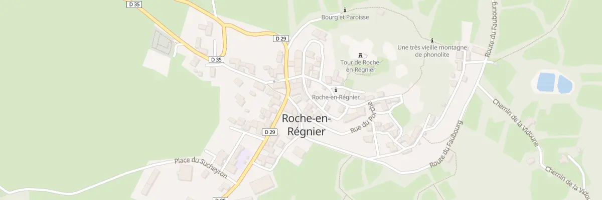 Plan du 88 Rte de Saint Maurice de Roche à Roche-en-Régnier