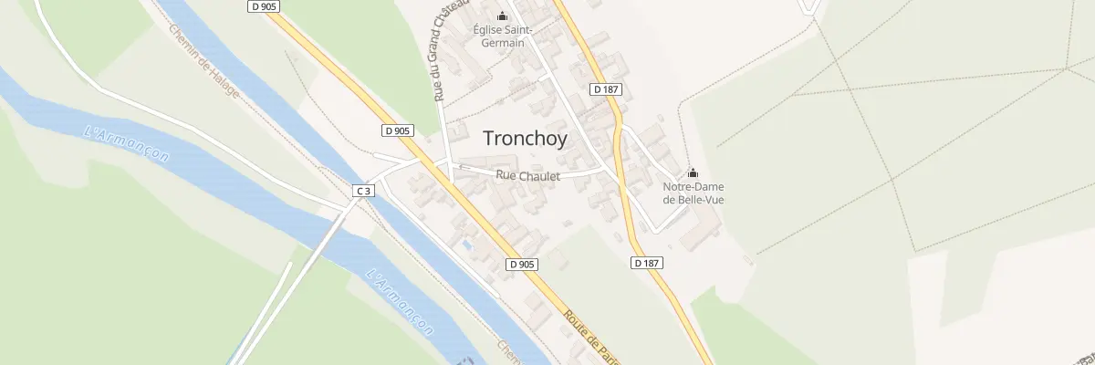 Plan du 8 Rue Chaulet à Tronchoy