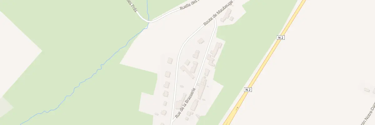 Plan du 12 Rte de Maubeuge à Bas-Lieu