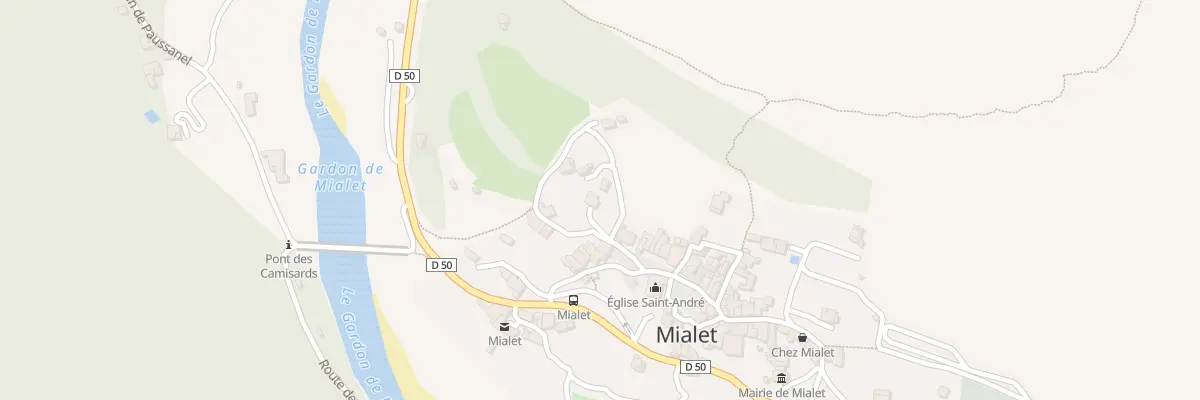 Plan du 2 Rle de la Peluque à Mialet