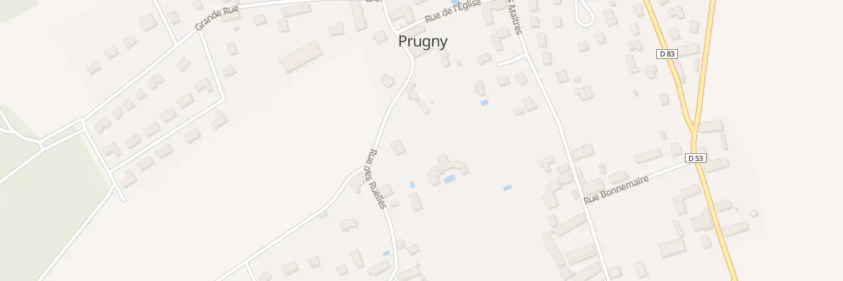 Plan du 7 Rue des Ruelles à Prugny