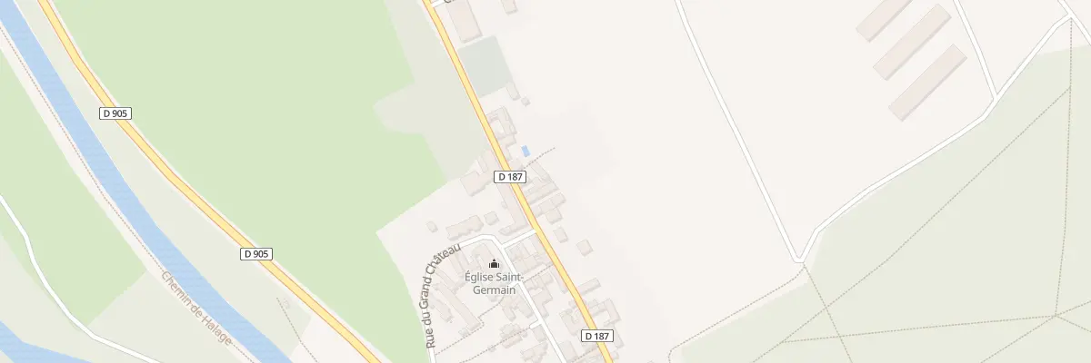 Plan du 18 Rte de Lignieres à Tronchoy