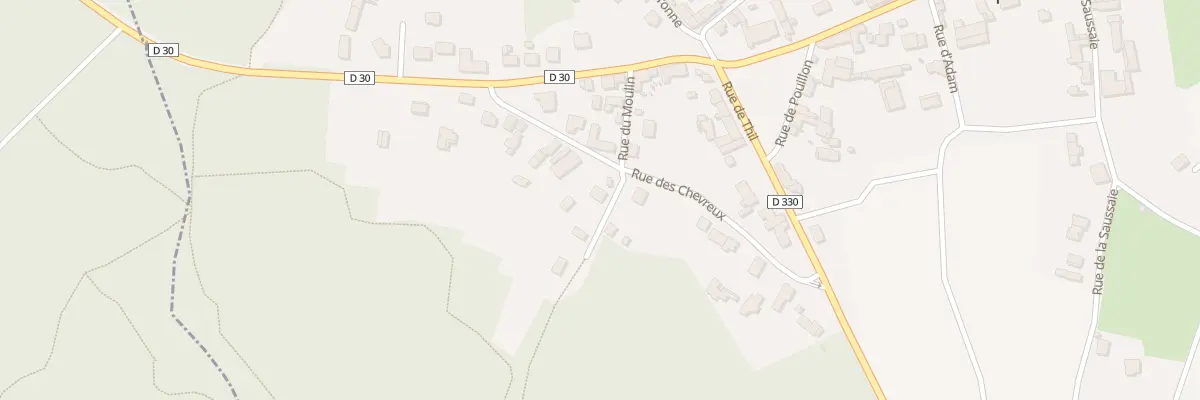 Plan du 2 Che du Moulin à Villers-Franqueux