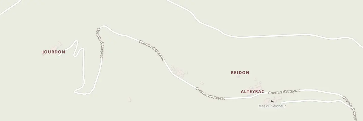 Plan du 5201 Che d’Altayrac à Chamborigaud