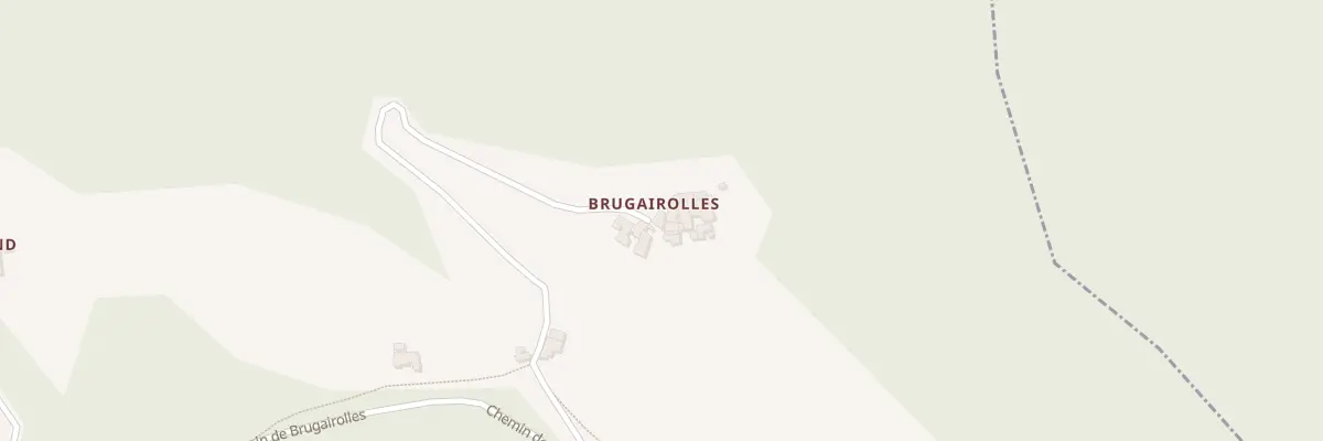 Plan du 1739 Che de Brugairolles à Mialet