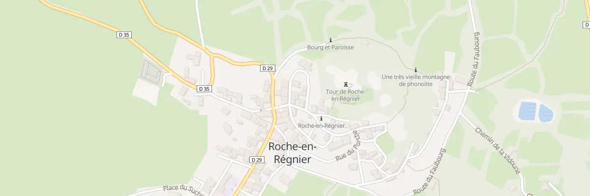 Plan du 17 Mte de la Calade à Roche-en-Régnier