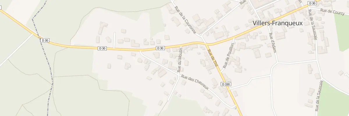 Plan du 6 Rue du Moulin à Villers-Franqueux