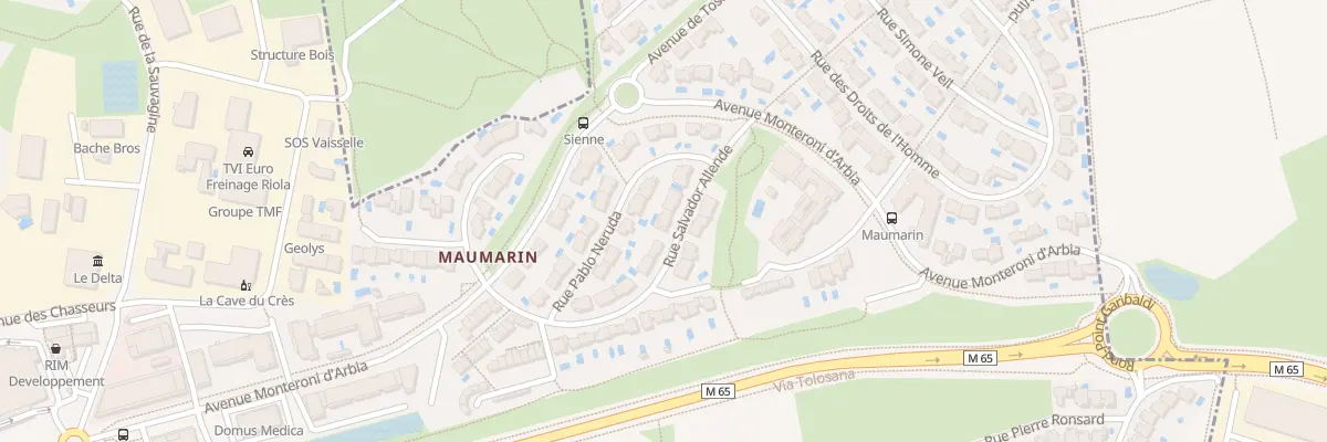 Plan du 11 Rue Salvador Allende au Crès
