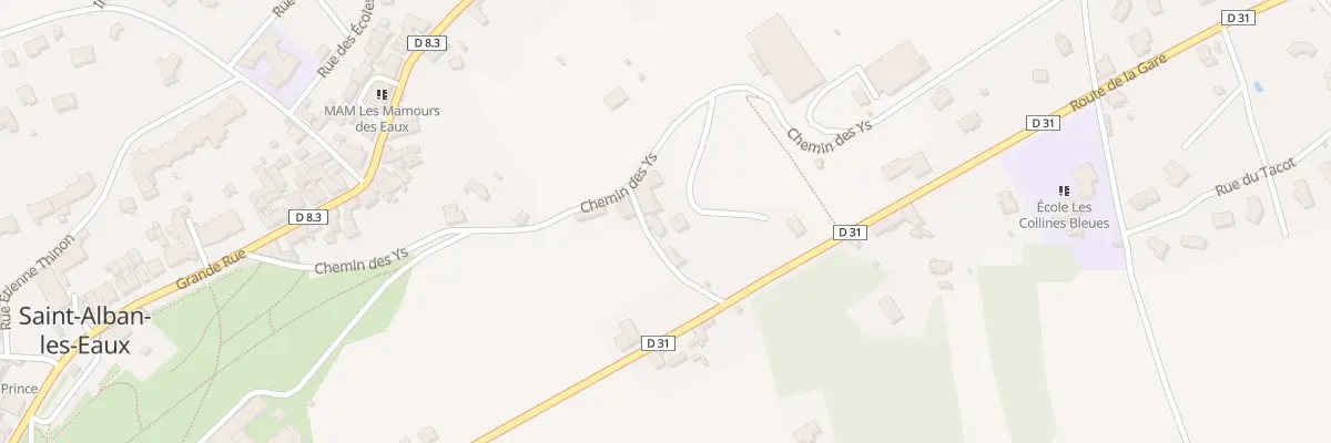 Plan du 26 Ptr des Ys à Saint-Alban-les-Eaux