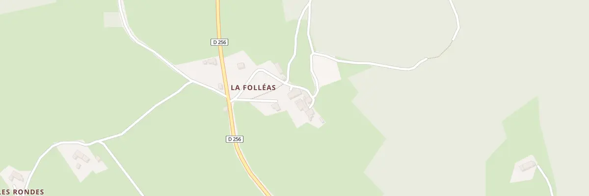 Plan du 5090 La Folleas à Saillant