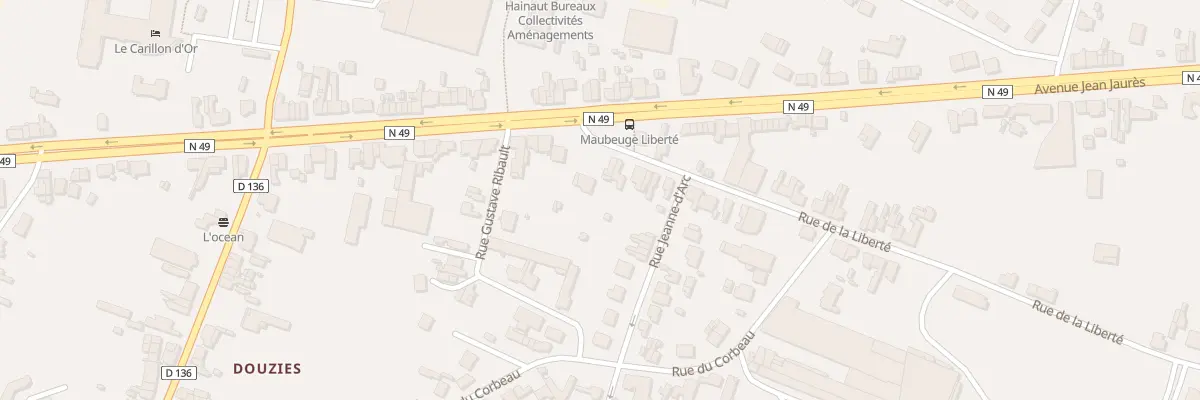 Plan du 253B Rue de la Liberté à Maubeuge