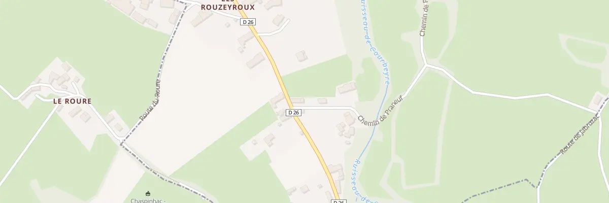 Plan du 21 Che de Praneuf à Beaulieu