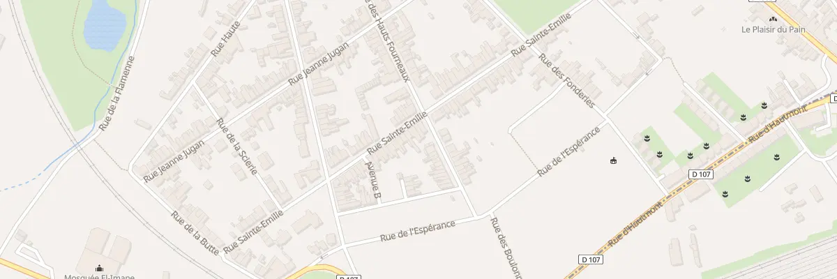 Plan du 57B Rue Sainte Emilie à Maubeuge