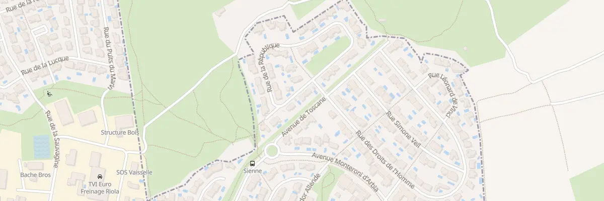Plan du 3 Rue de la République au Crès