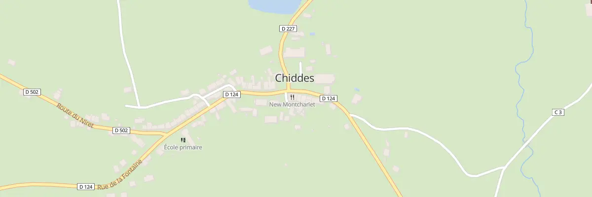 Plan du 11 Rue de la Fontaine à Chiddes