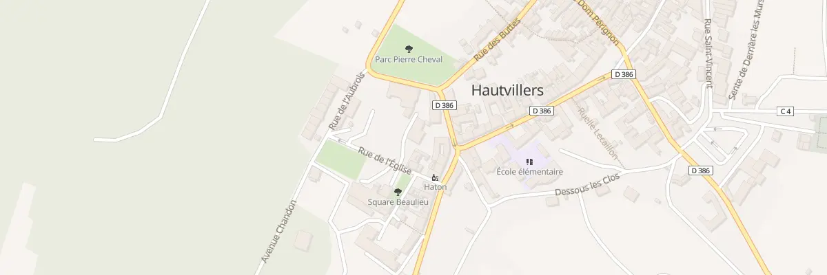 Plan du 80 Rue de l’Église à Hautvillers