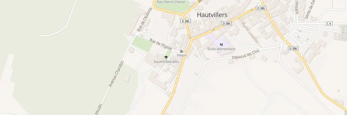 Plan du 21 Rue de l’Abbaye à Hautvillers
