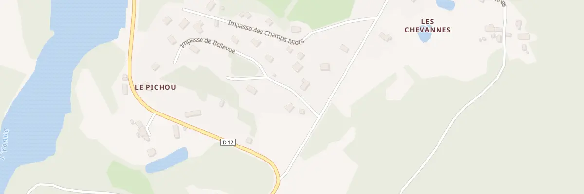 Plan du 3 Imp de Bellevue à Corancy