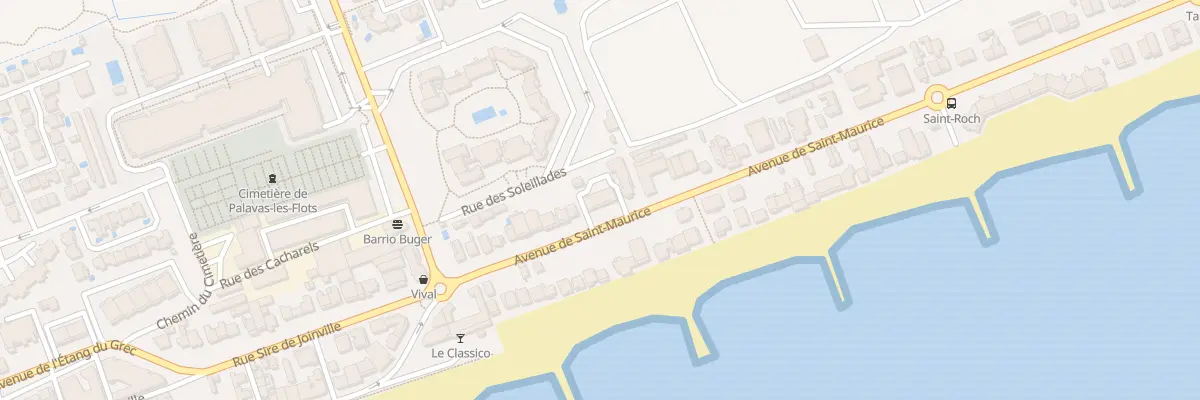 Plan du 25 Av Saint Maurice à Palavas-les-Flots