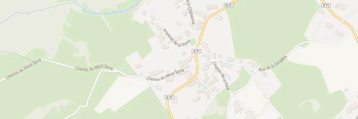 Plan du 8 Pl des Granges à Chaspinhac