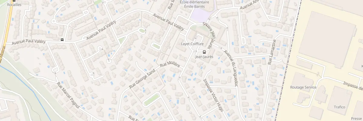 Plan du 2 Rue Moliere au Crès