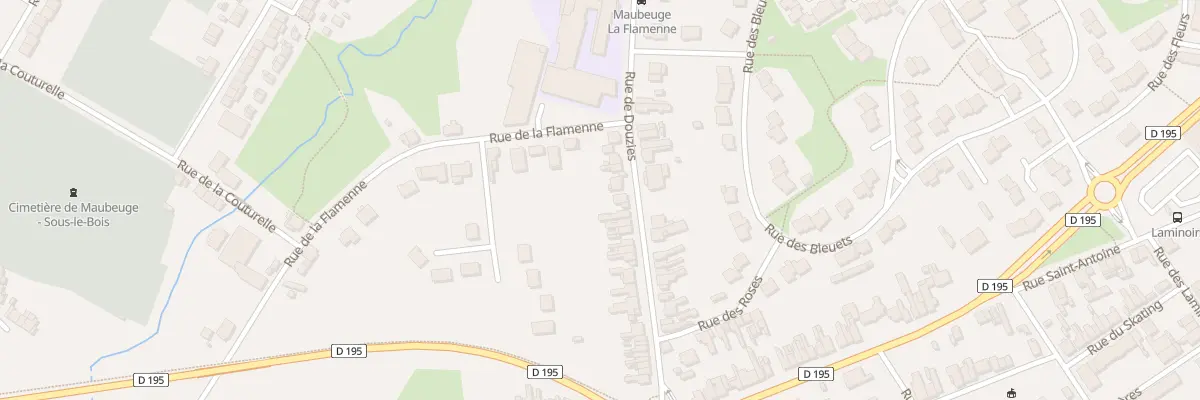 Plan du 105 Rue de Douzies à Maubeuge