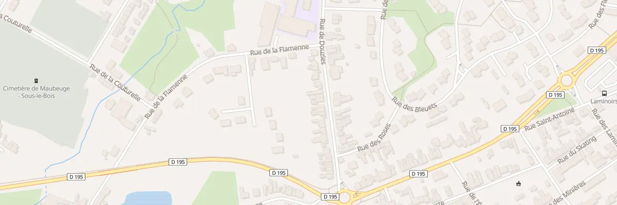 Plan du 99 Rue de Douzies à Maubeuge