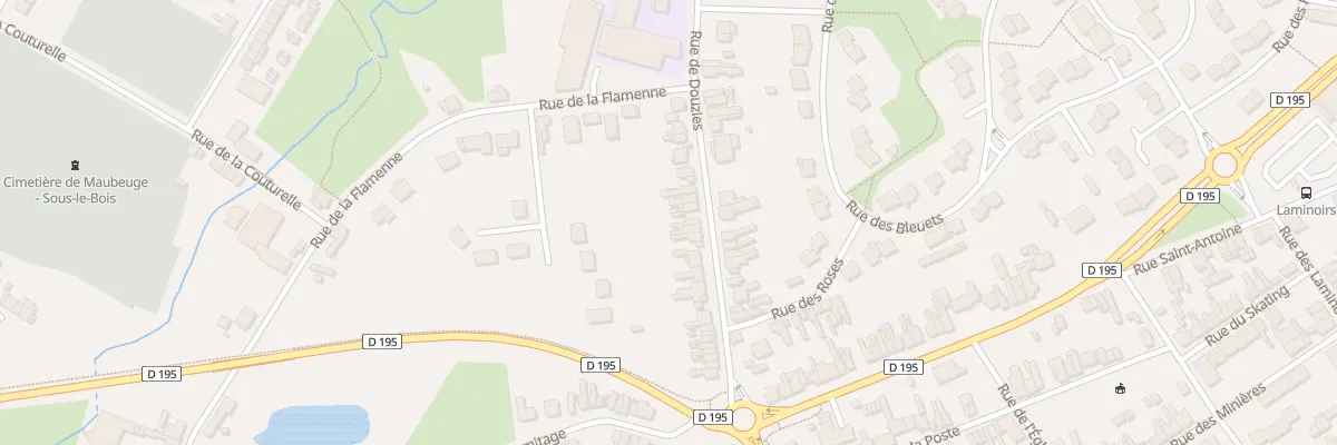 Plan du 97 Rue de Douzies à Maubeuge