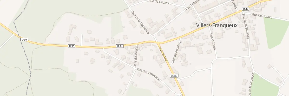 Plan du 3 Rue de la Gare à Villers-Franqueux