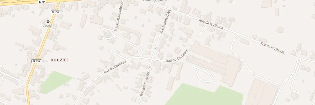 Plan du 5 Rue Jeanne d’Arc à Maubeuge