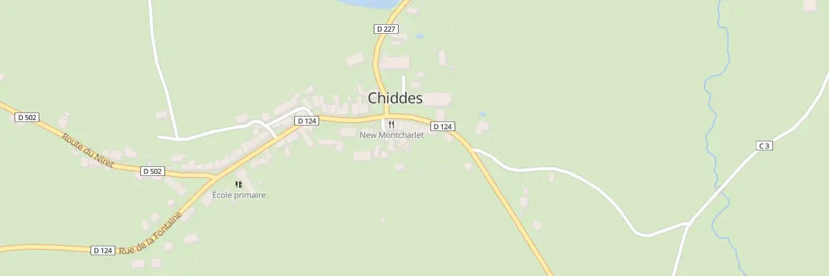 Plan du 3 Imp du Château à Chiddes