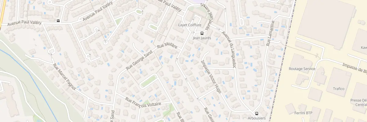 Plan du 24 Rue Georges Bizet au Crès