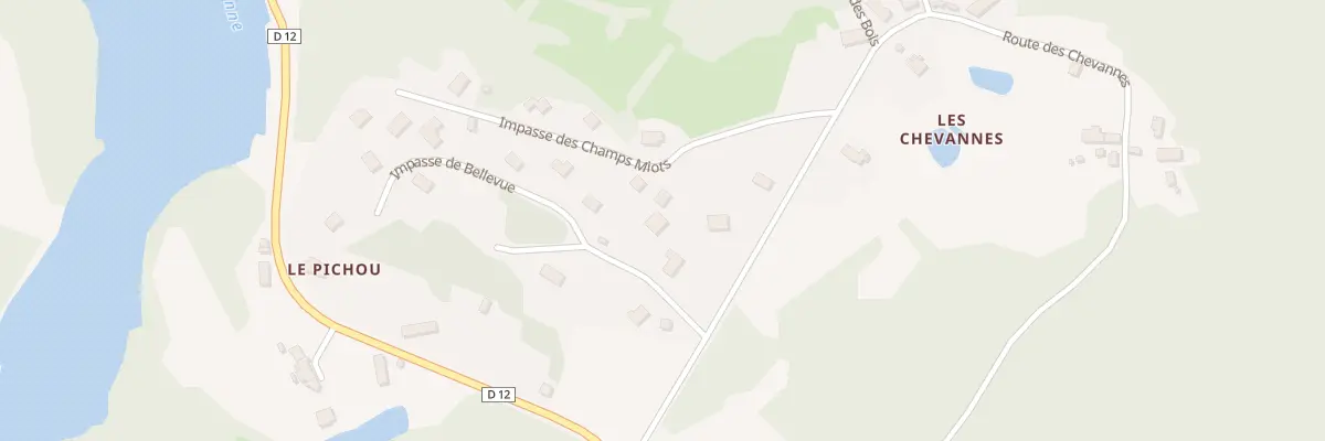 Plan du 4 Imp de Bellevue à Corancy