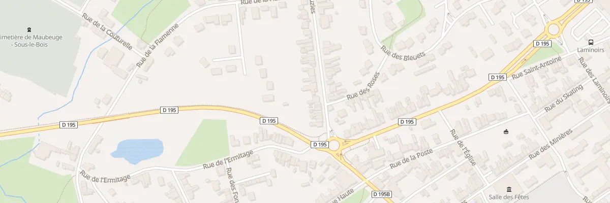 Plan du 83 Rue de Douzies à Maubeuge
