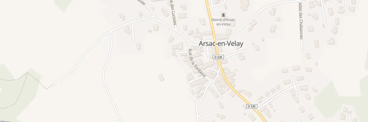 Plan du 6 Rue de la Fontaine à Arsac-en-Velay