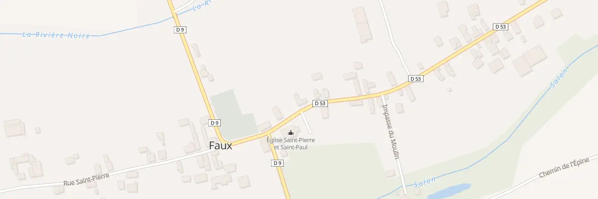 Plan du 4 Rue des Etangs à Faux-Fresnay