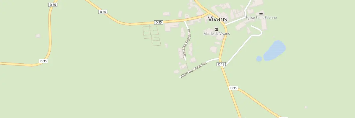 Plan du 102 Imp Bellevue à Vivans