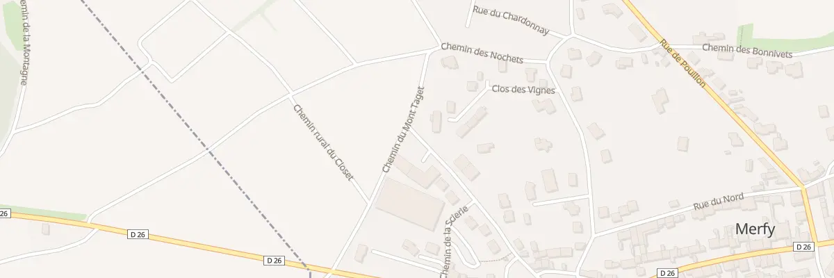 Plan du 13 Che Dit des Couarres La Masse à Merfy