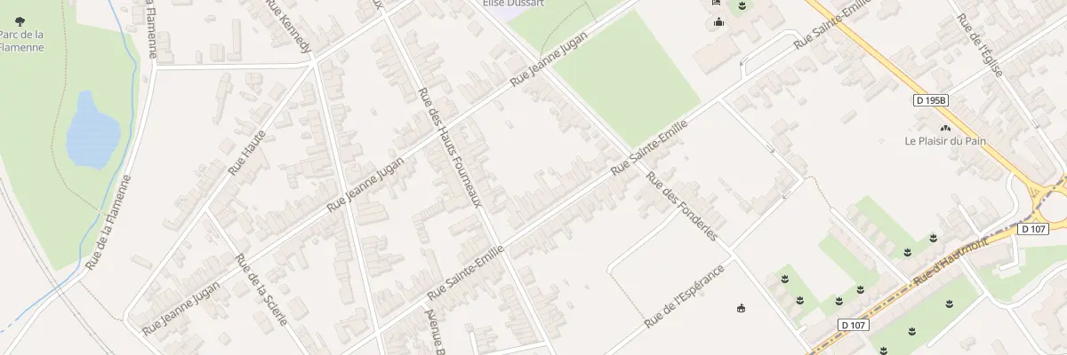 Plan du 26 Rue Sainte Emilie à Maubeuge