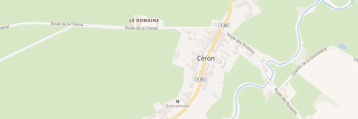 Plan du 5009 Le Bourg à Céron