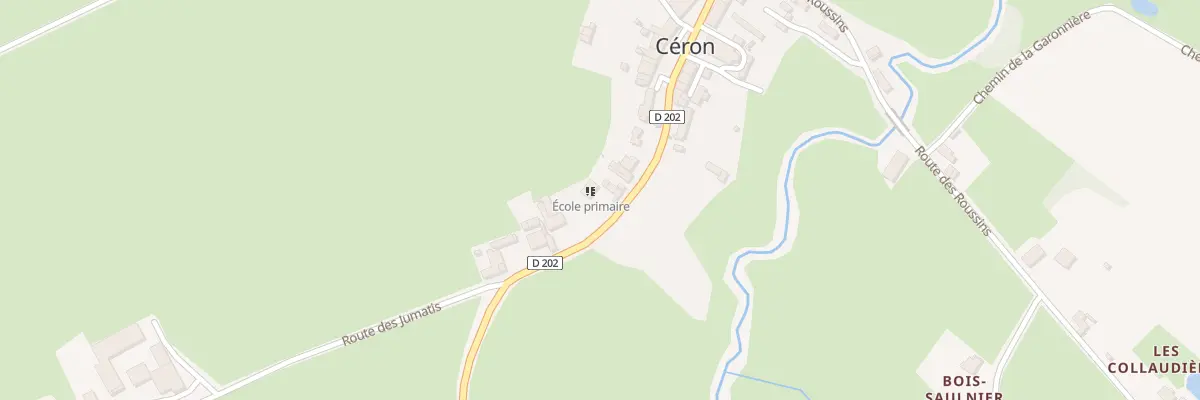 Plan du 5003 Le Bourg à Céron